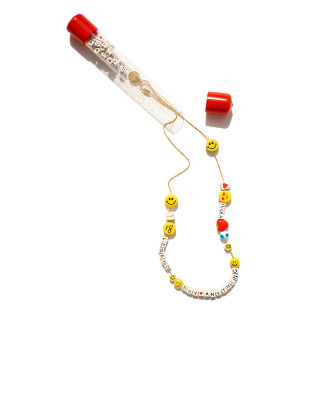Say Anything DIY Necklace Kit - All Smiles On Me - Gold