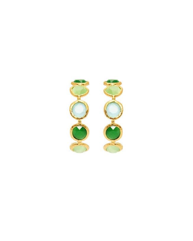 Selene Green Turquoise Earring Set
