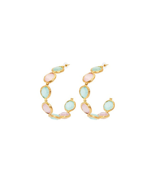 Selene Pastel Turquoise Earring Set