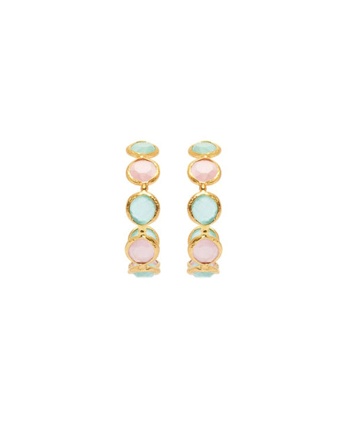 Selene Pastel Turquoise Earring Set