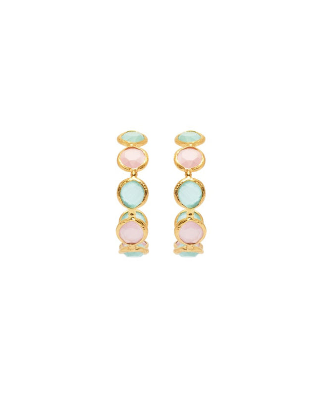 Selene Pastel Turquoise Earring Set