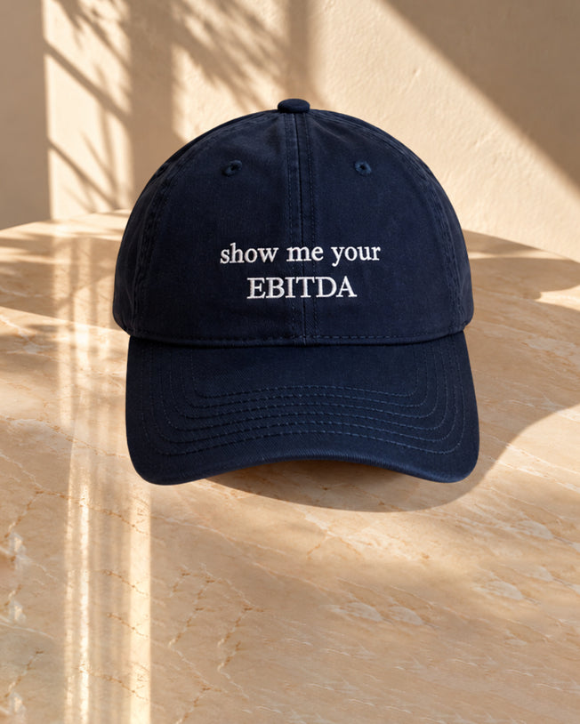 Show Me Your EBITDA - Navy Blue White