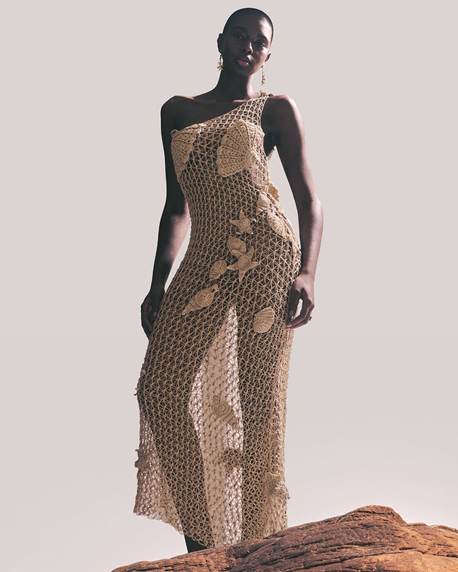 Sirena Maxi Dress Beige