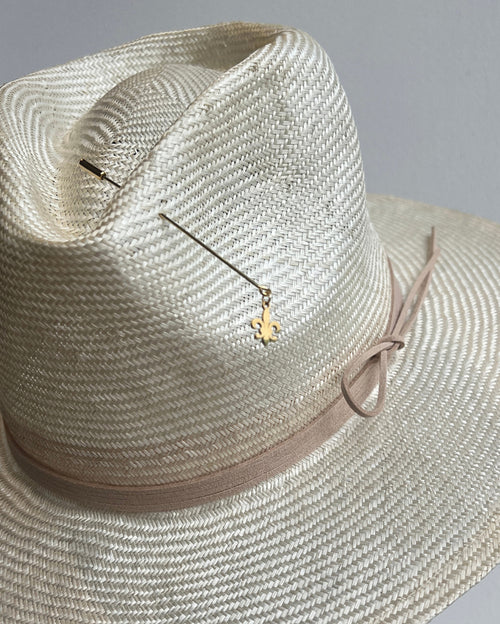 Sisal Fedora Double New Beige Panama Hat