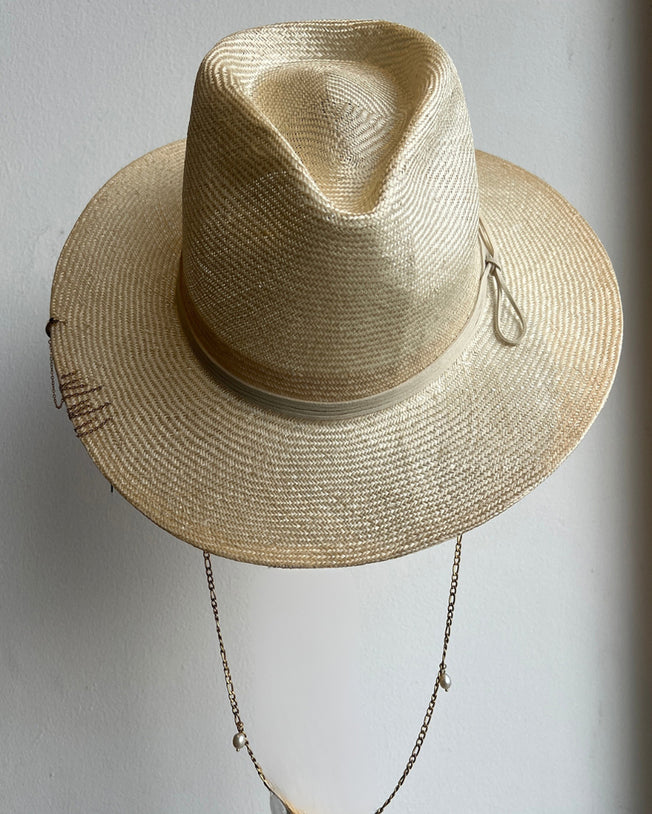 Sisal Fedora New Beige Panama Hat