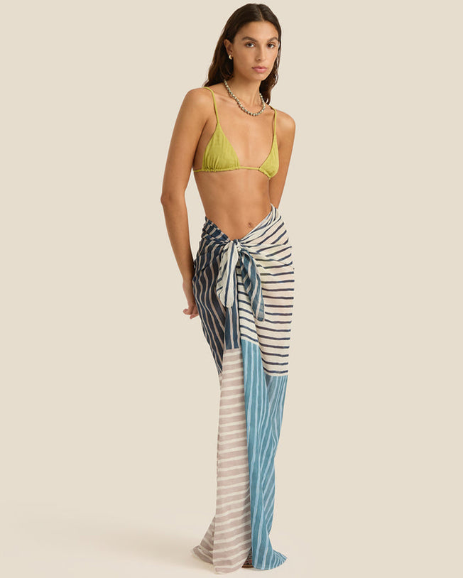 Square Pareo Ripple Organic Cotton