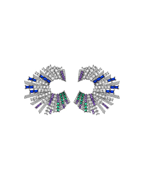 Starstruck SS Multistones Earrings