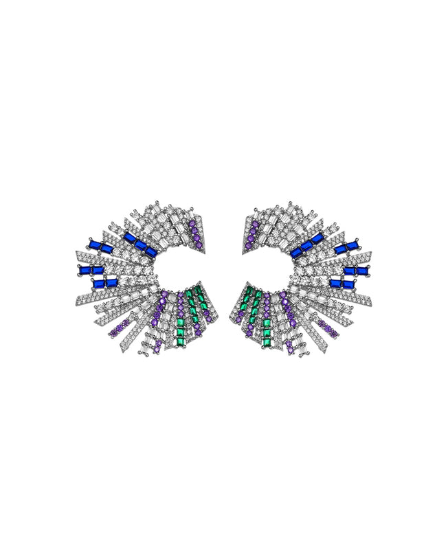 Starstruck SS Multistones Earrings