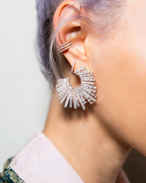 Starstruck SS Rose Earrings