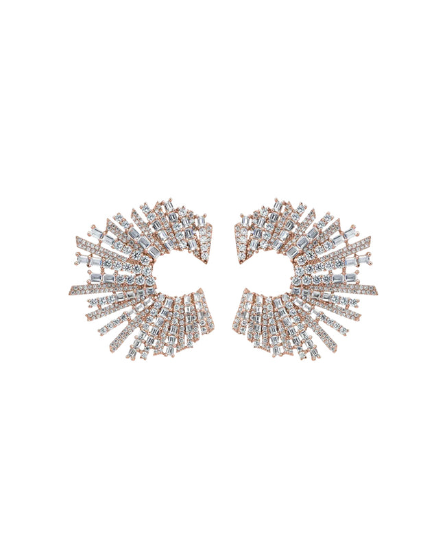 Starstruck SS Rose Earrings