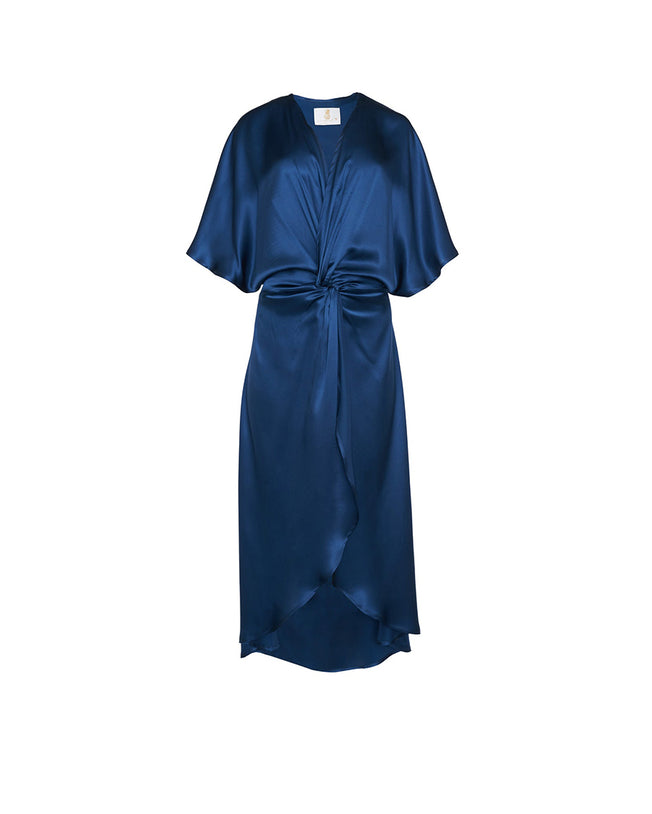 The Penelope Tunic in Endless Summer Navy Silk