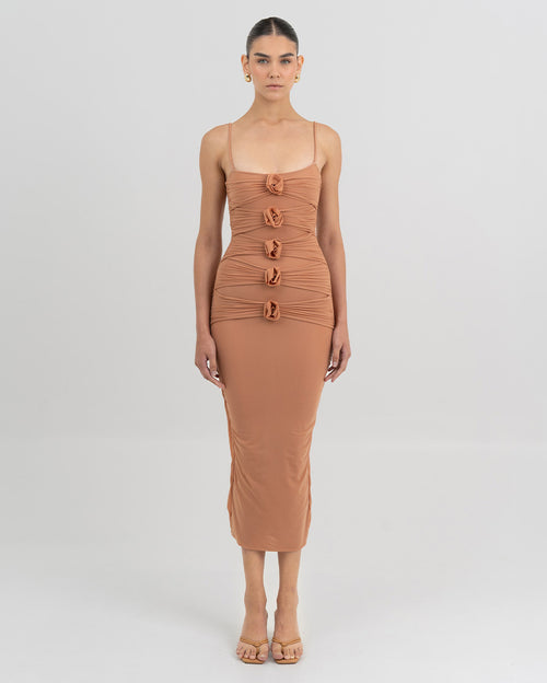 Susurro Bodydress in Copper