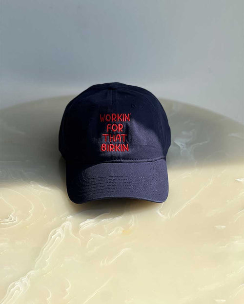 Workin' For That Birkin - Navy Blue