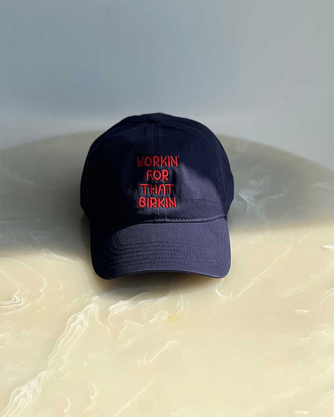 Workin' For That Birkin - Navy Blue