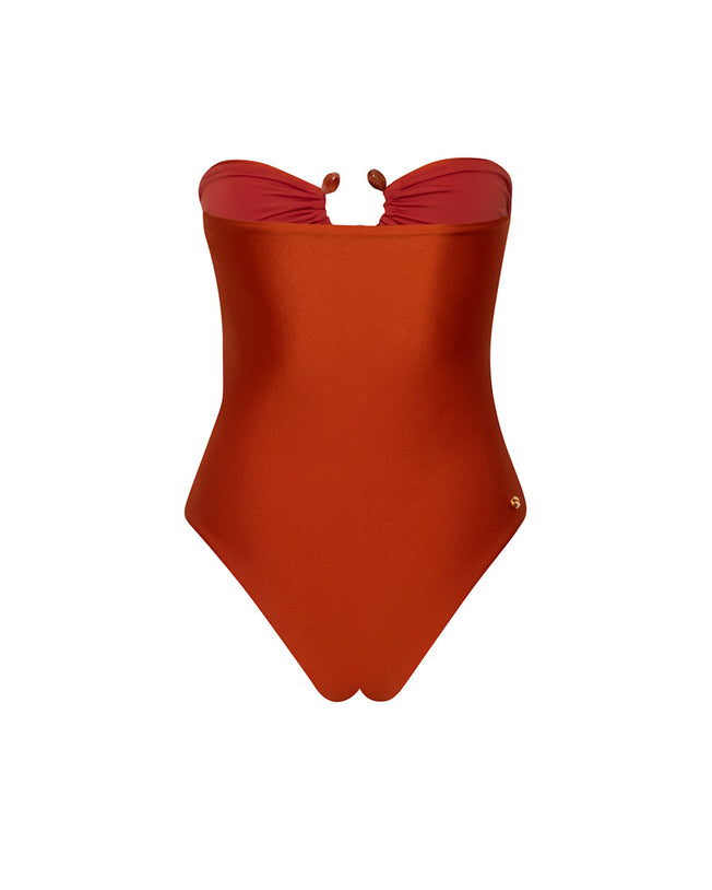Tika One Piece Swimsuit - Cobre Quechua