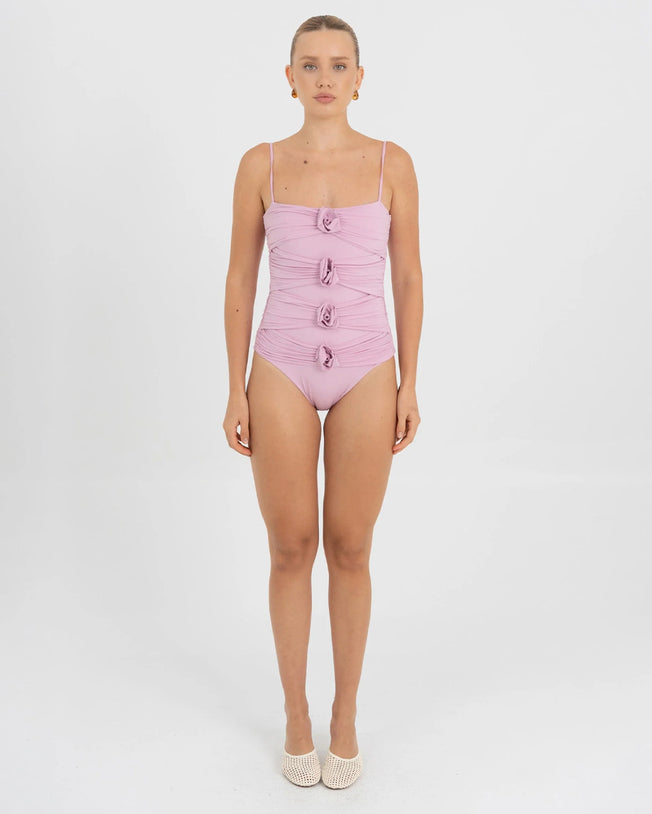 Torres One-Piece Swimsuit in Ballet Rose