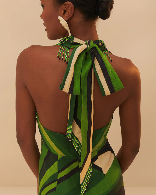 Toucan Tree Green Dress