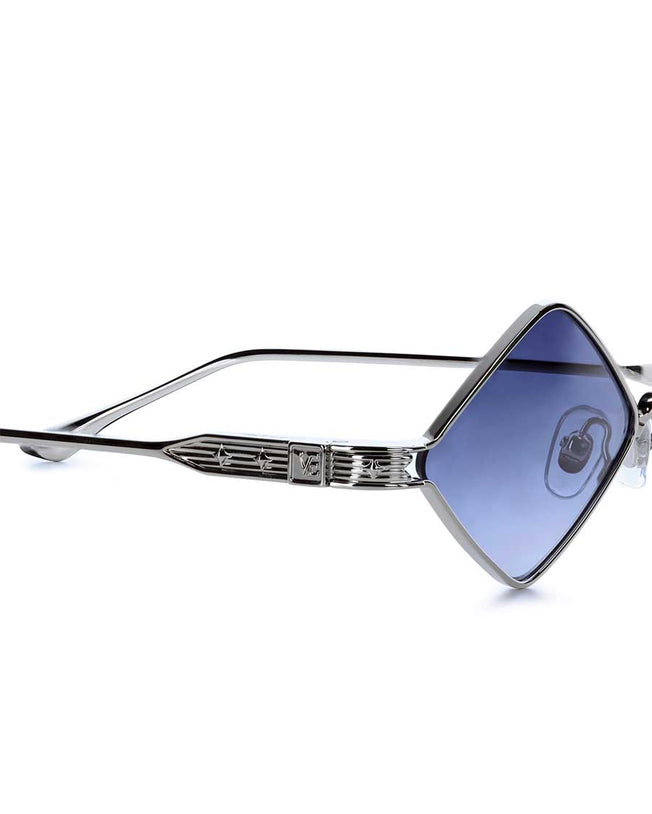 VE-ALMAZ White Gold Gradient Grey Lenses