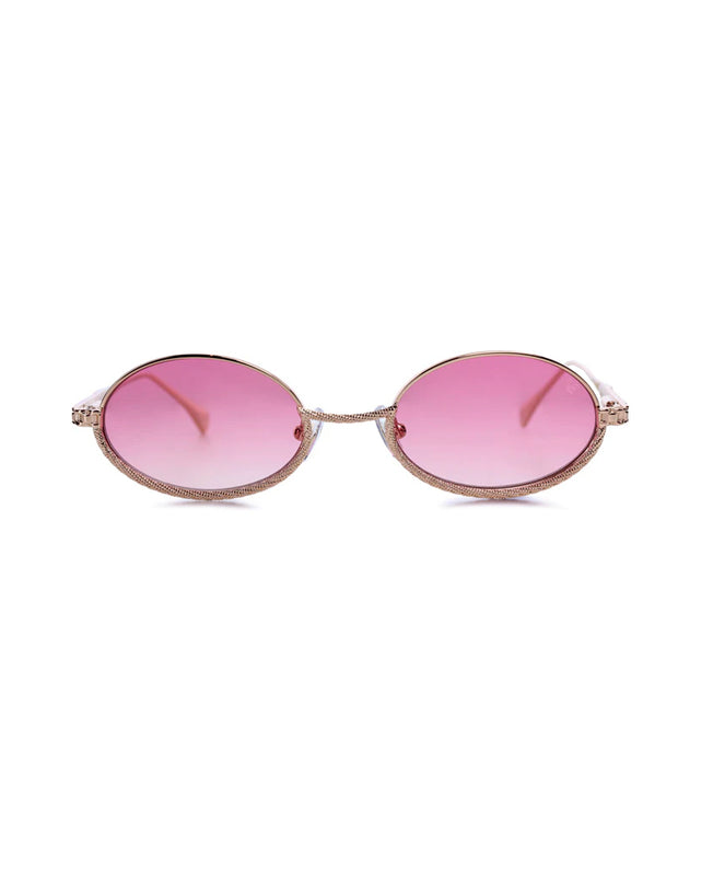 VE-KAZUMI Rose Gold with Pink Lenses