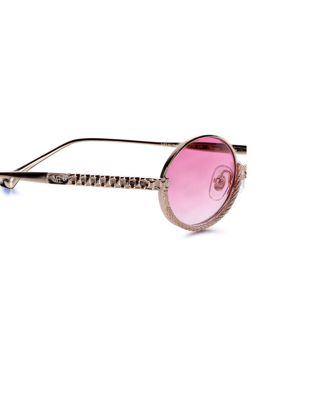 VE-KAZUMI Rose Gold with Pink Lenses