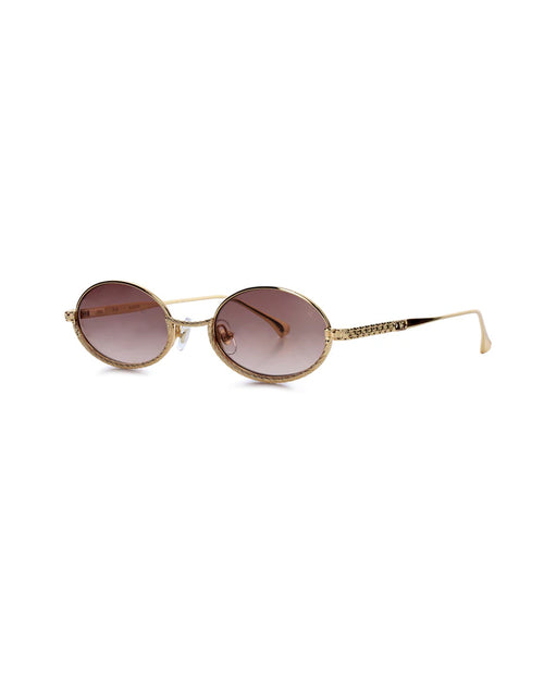 VE-KAZUMI Yellow Gold with Brown Lenses