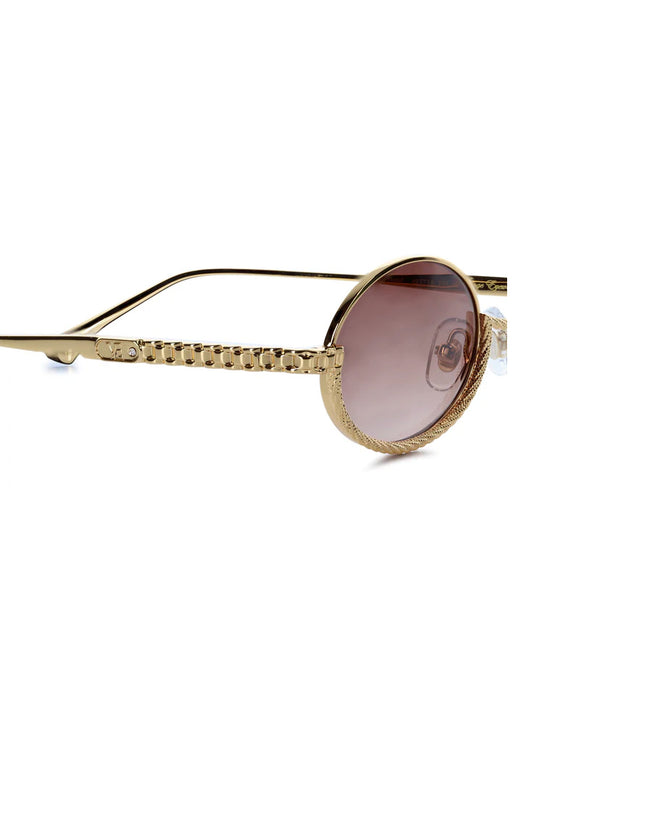 VE-KAZUMI Yellow Gold with Brown Lenses