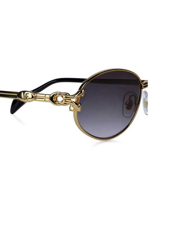 VE-MONTE CARLO Yellow Gold with Black Lenses