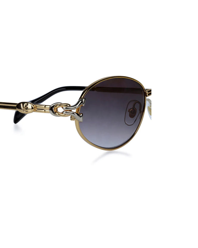 VE-MONTE CARLO Yellow & White Gold with Black Lenses