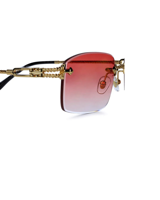 VE-Positano Yellow Gold with Pink Lenses