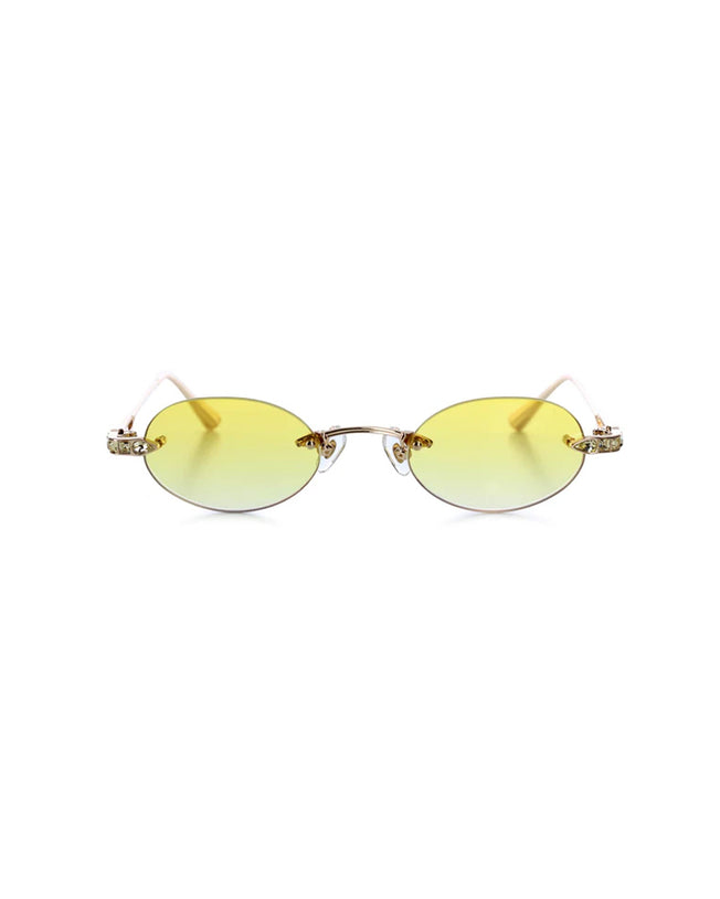 VE-SANTORINI Yellow Gold with Citrine Yellow Lenses