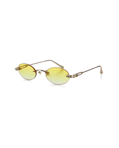 VE-SANTORINI Yellow Gold with Citrine Yellow Lenses