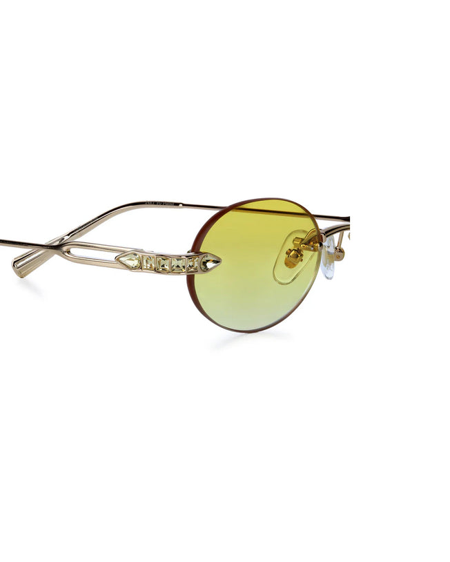VE-SANTORINI Yellow Gold with Citrine Yellow Lenses