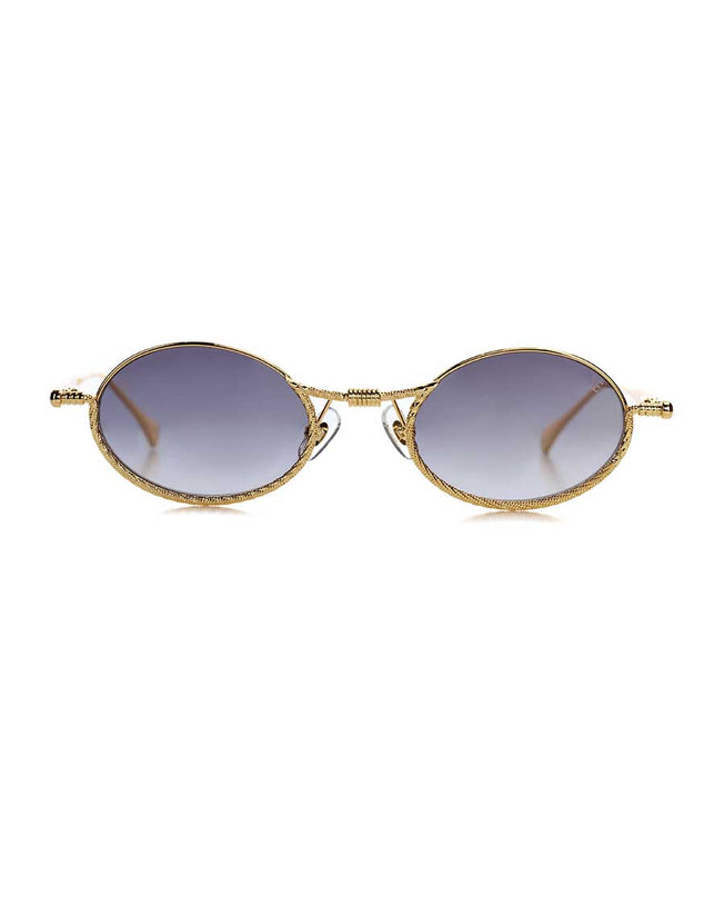 VE-TAKUMI Yellow Gold with Black Lenses