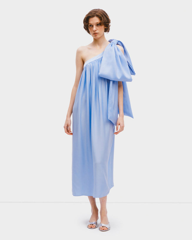 Venus Maxi Dress in Blue