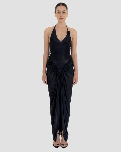 Vestalia Bodydress in Basalto