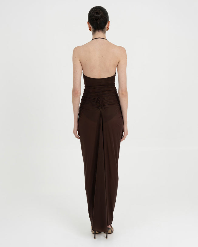 Vestalia Bodydress in Wood