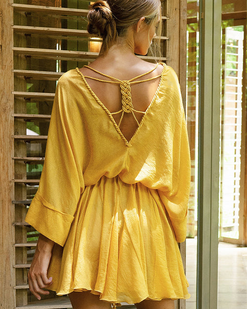 Wilderness Yellow Mini Dress