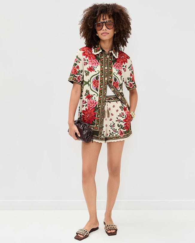 Wonder Rio Sand Uni Shirt and Shorts Set