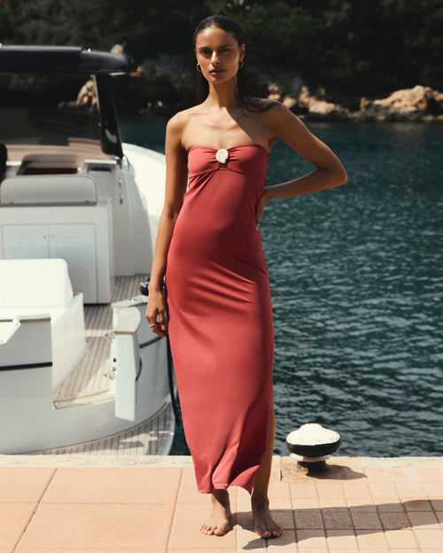 Yasmeen Bandeua Maxi Dress in Latino