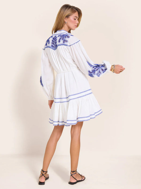 Zillenia Midi Dress Simply White